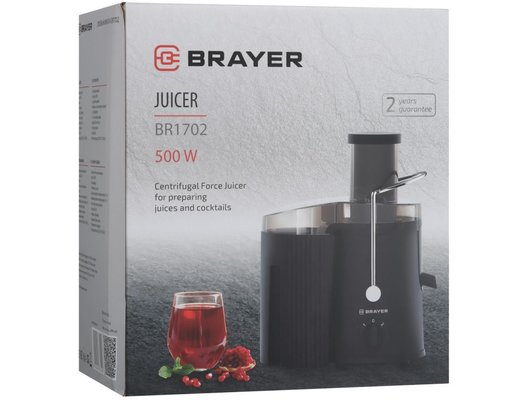 Соковыжималка BRAYER BR 1702 черный